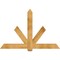 Ekena Millwork Kennewick Rough Sawn Timber Gable Bracket, Western Red Cedar, 72"W x 48"H x 2"D x 6"F, 16/12 Pitch GBW072X48X0206KEN00RWR - alternate 1